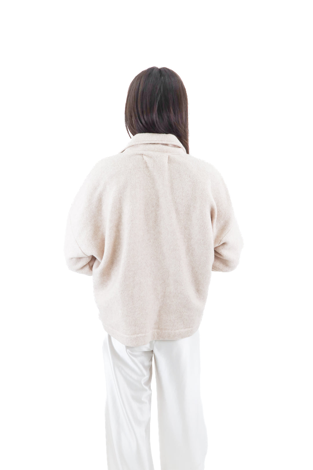 tan wool coat (m/l)