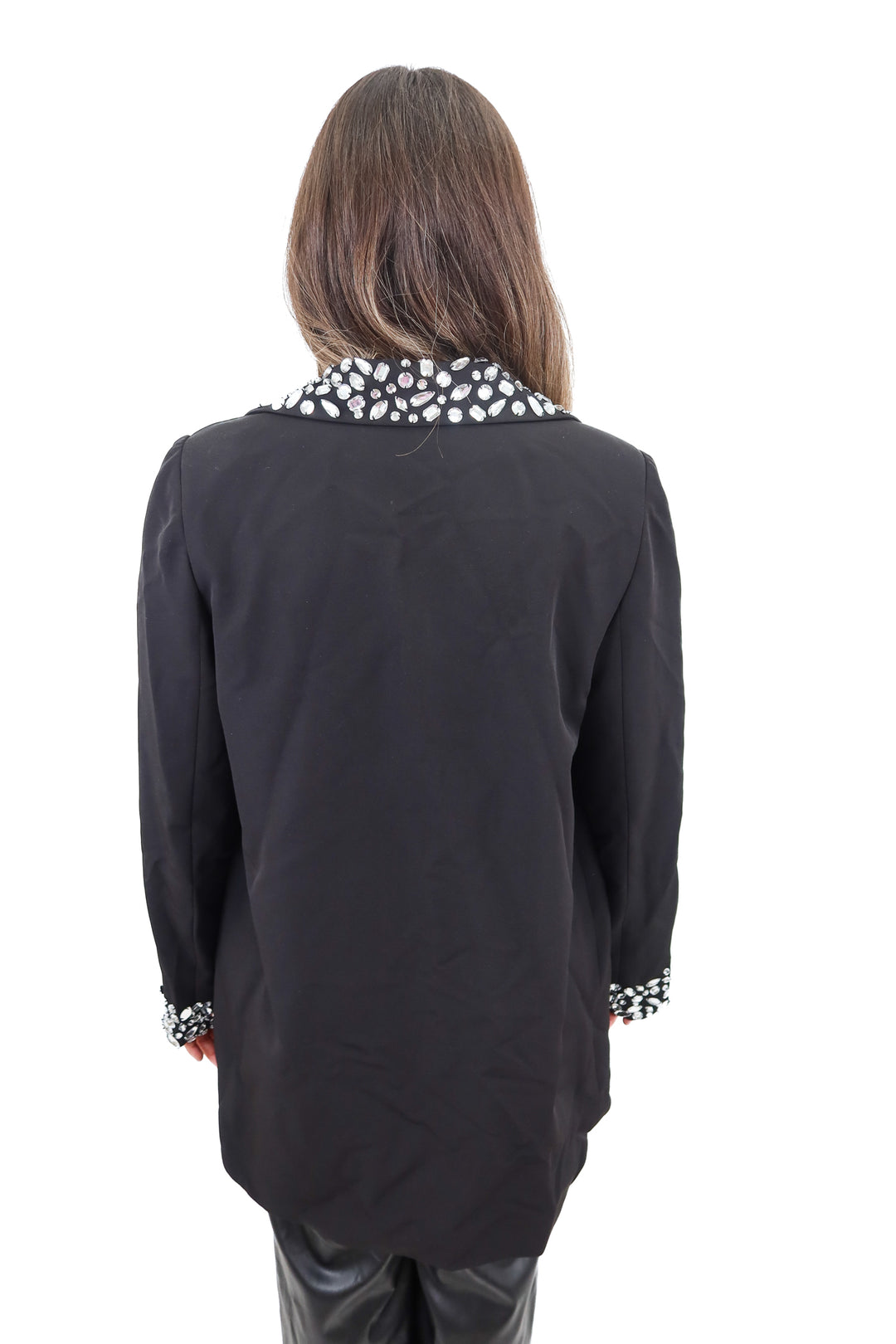 show me your mumu large rhinestone blazer (m; retail $228)