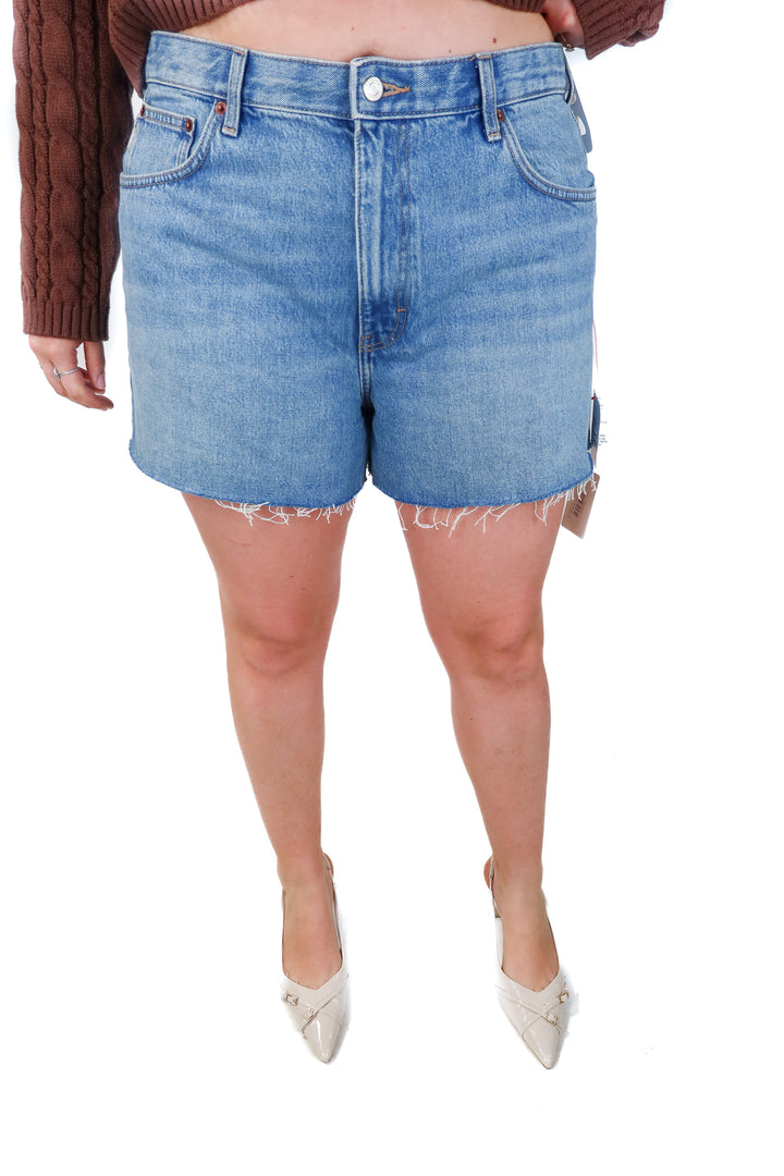 topshop light wash denim shorts NWT (14)
