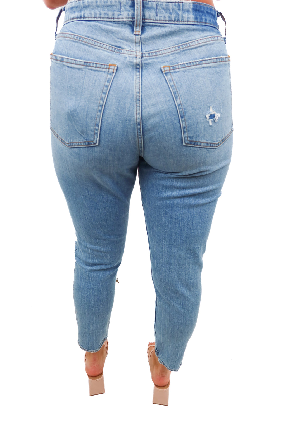 abercrombie & fitch light wash the skinny high rise jeans (10)