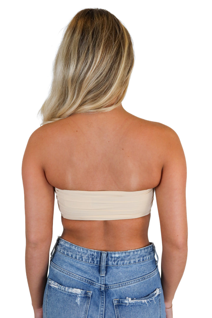 skims nude bandeau (xs)