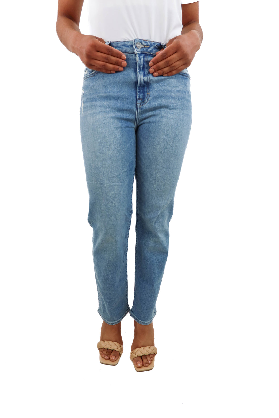 hidden high rise straight leg jeans NWT (27)