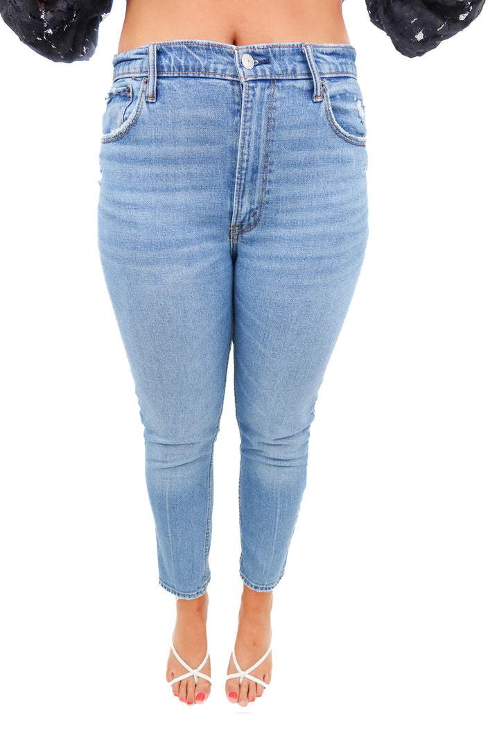 abrercrombie & fitch light wash distressed jeans (10)
