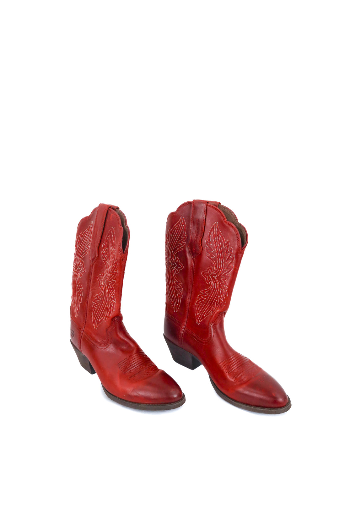 ariat red cowboy boots (10)