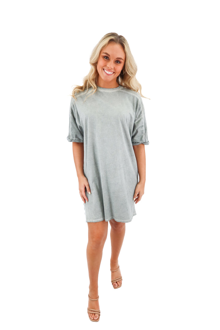 asos grey tshirt dress (4)