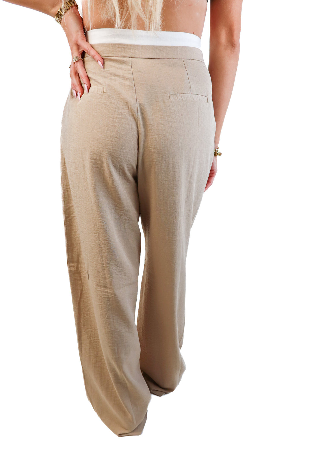 Dream wide leg khaki pants NWT (s)