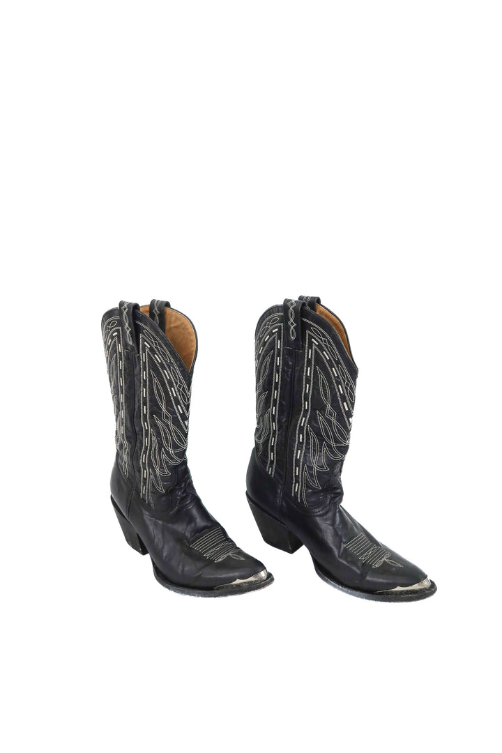idyllwind black retro western boots (10; retail $230)