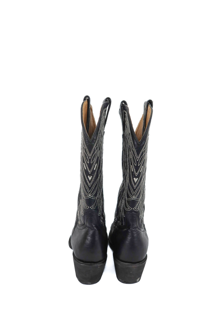 idyllwind black retro western boots (10; retail $230)