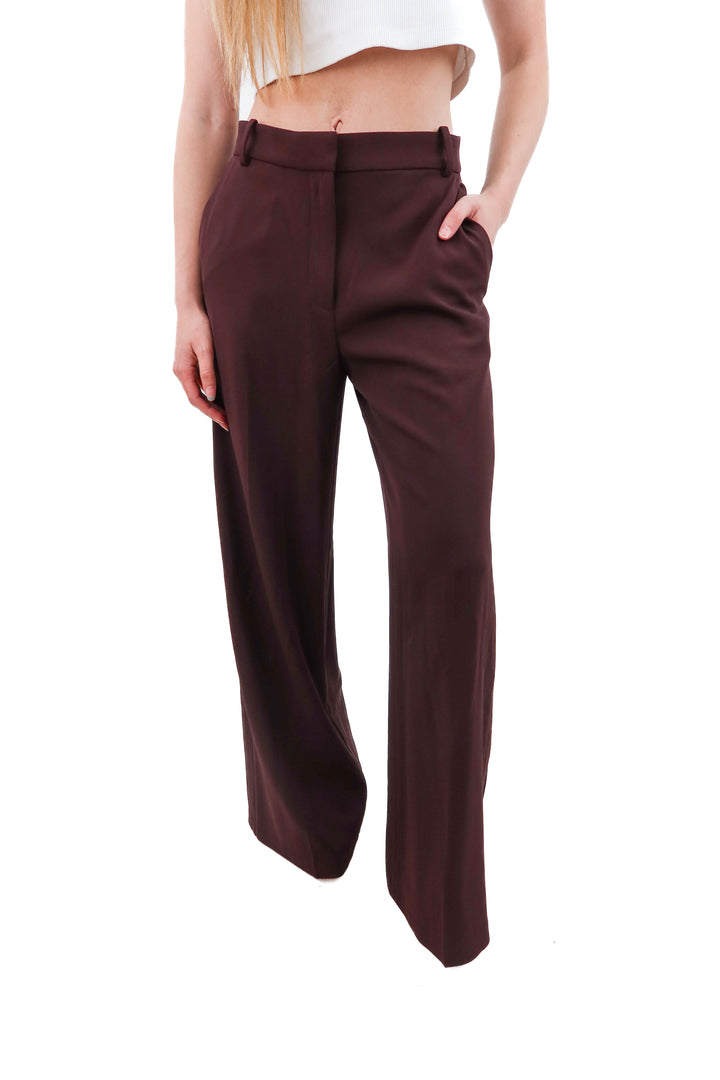 h&m burgundy trousers (4)