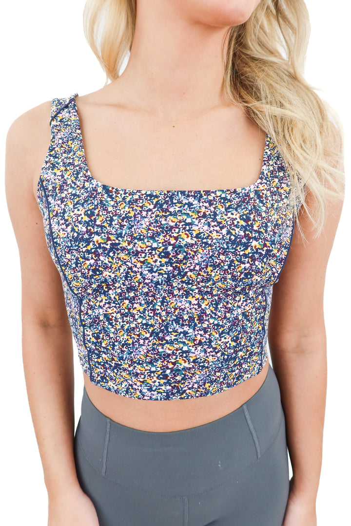 travis mathew multi floral active tank NWT (s; retail $67.47)