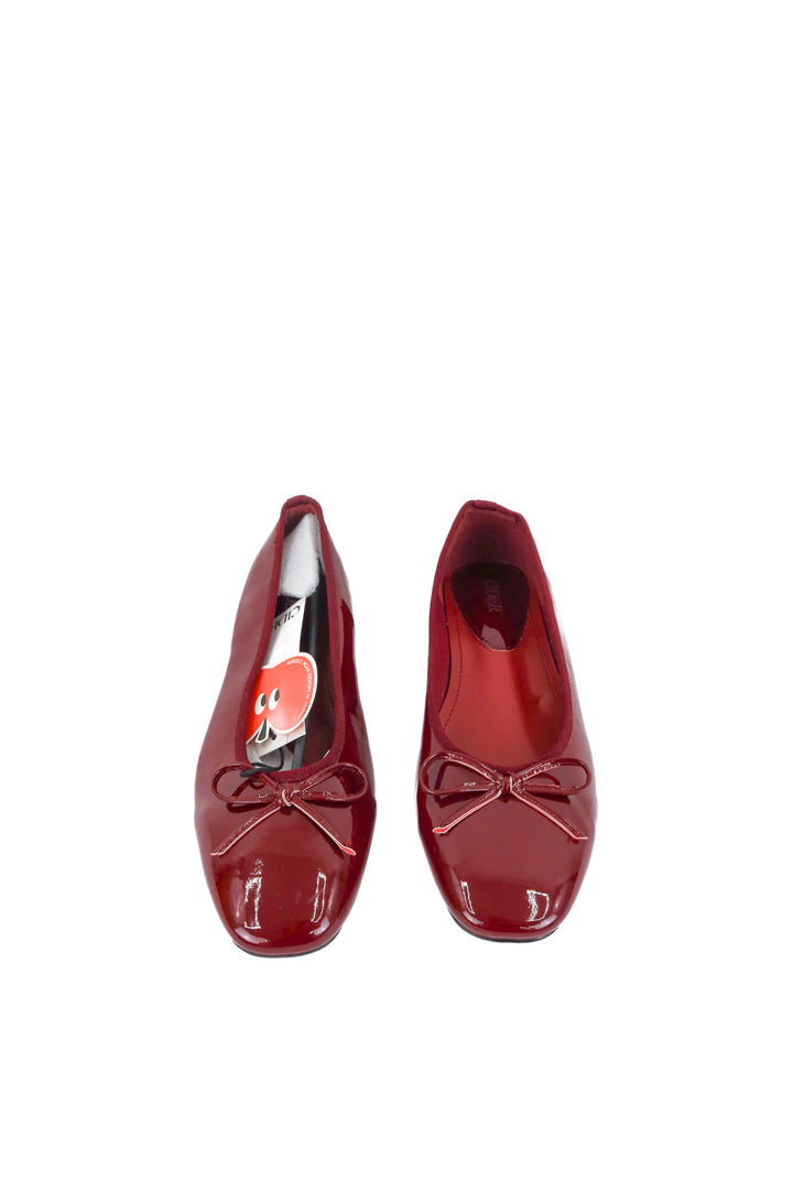 cider maroon ballet flats NWT (9.5; retail $25)