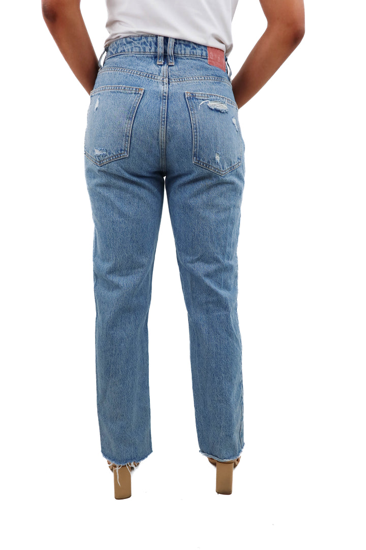 zara straight leg distressed jeans (4)