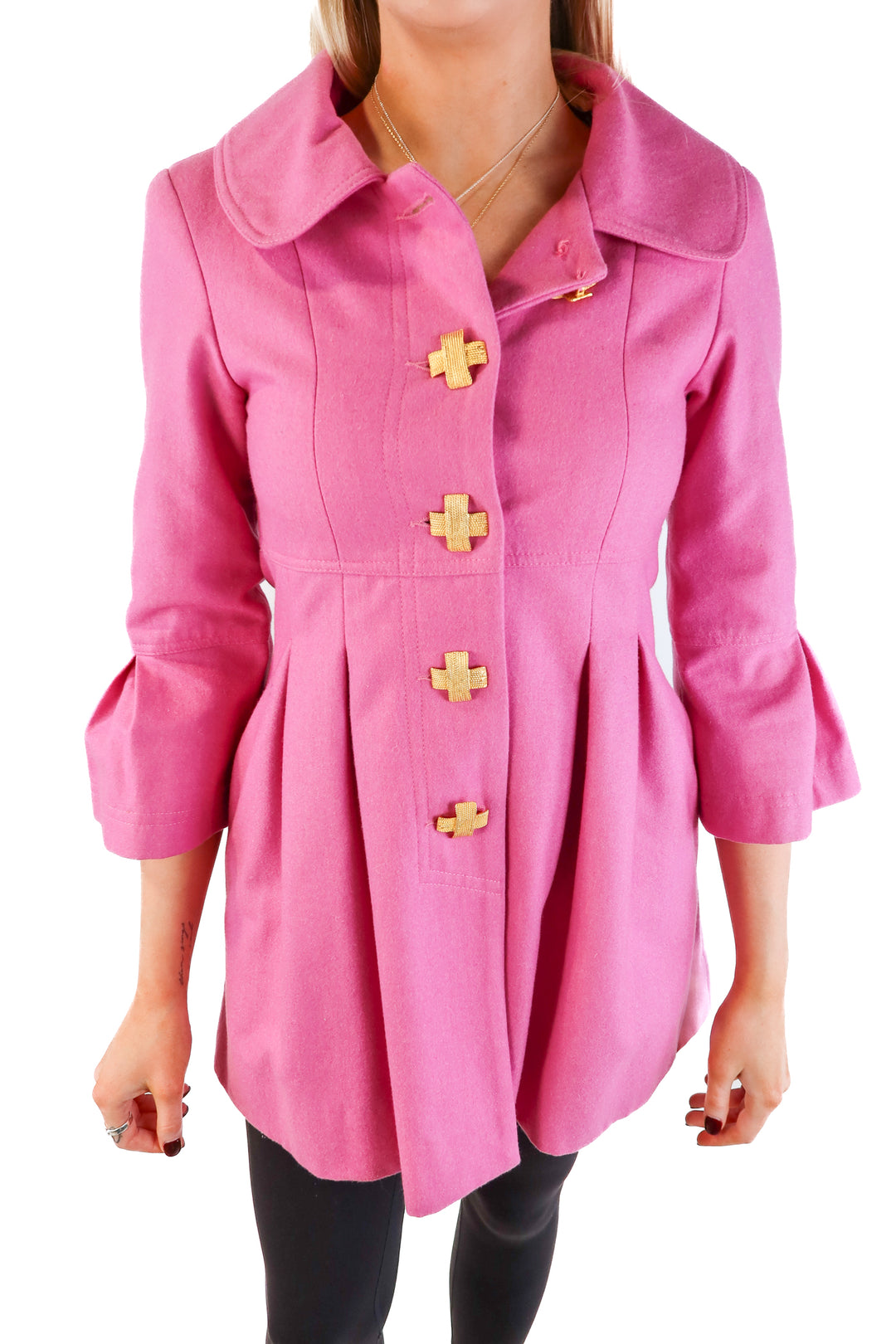 Skirtin around pink wool jacket (2)
