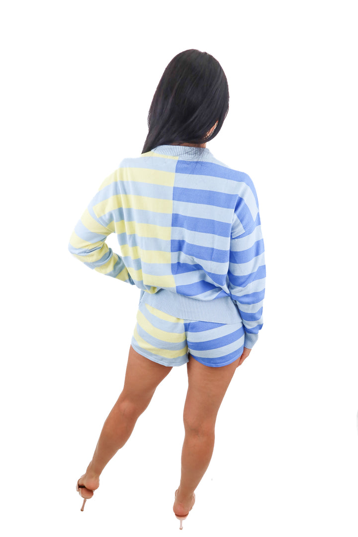 beach riot knit striped set NWT (s; retail $138)