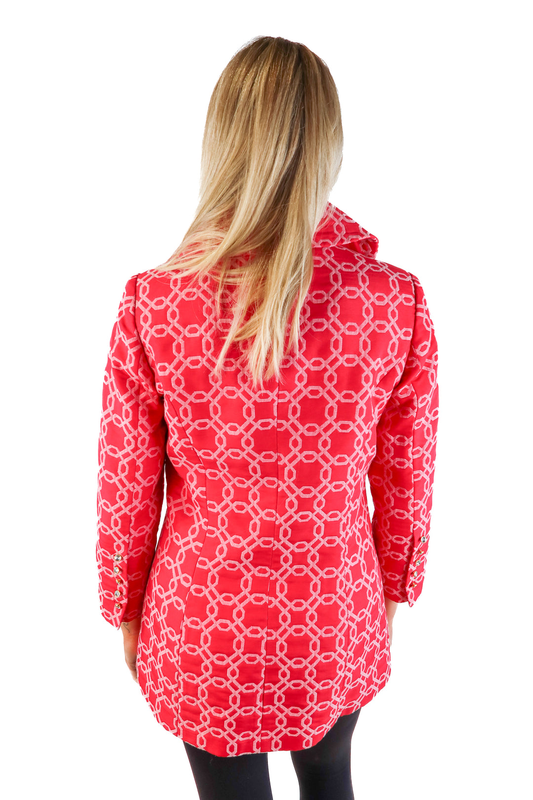 Elisabeth Hasselbeck X dialogue pink patterned jacket (2)