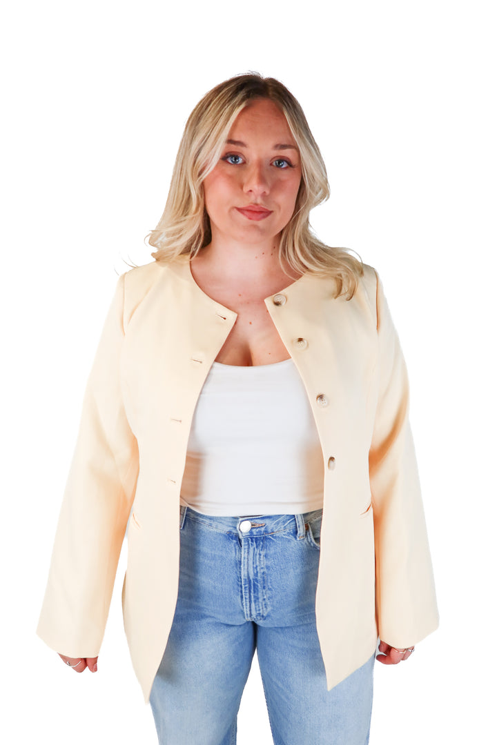 vici yellow blazer NWT (XL)