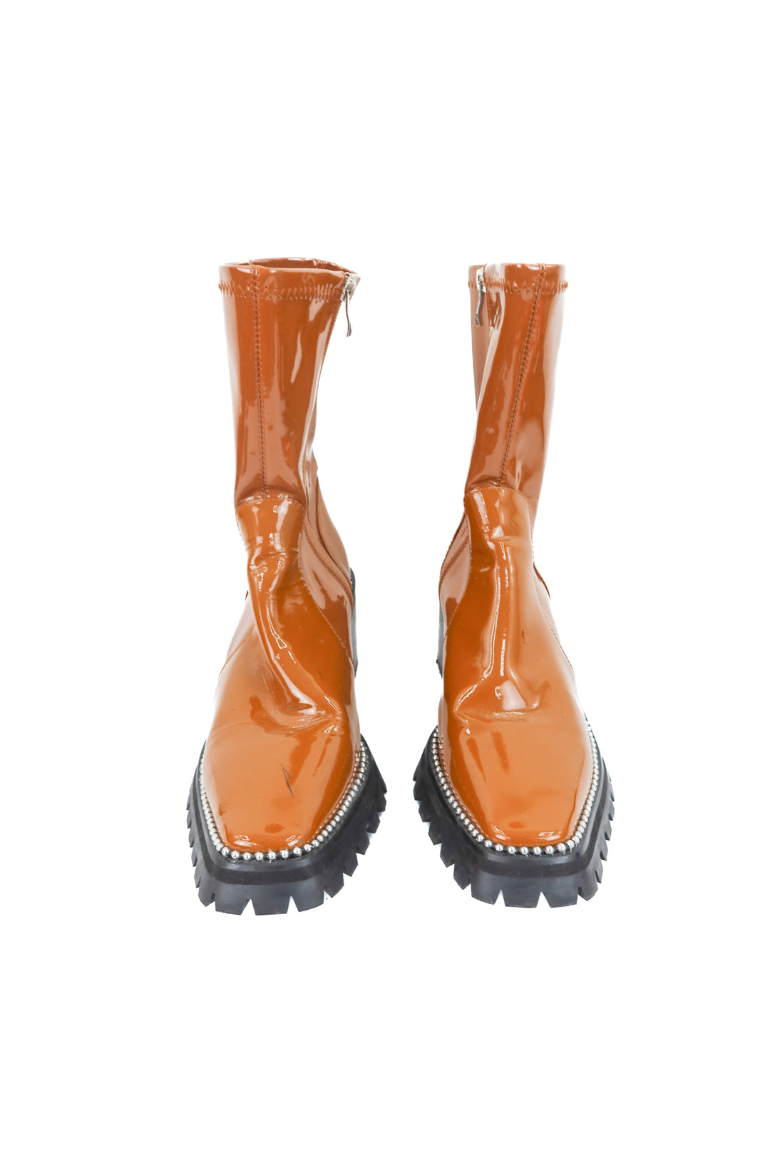 lattelier brown patent leather rhinestone boots (10)