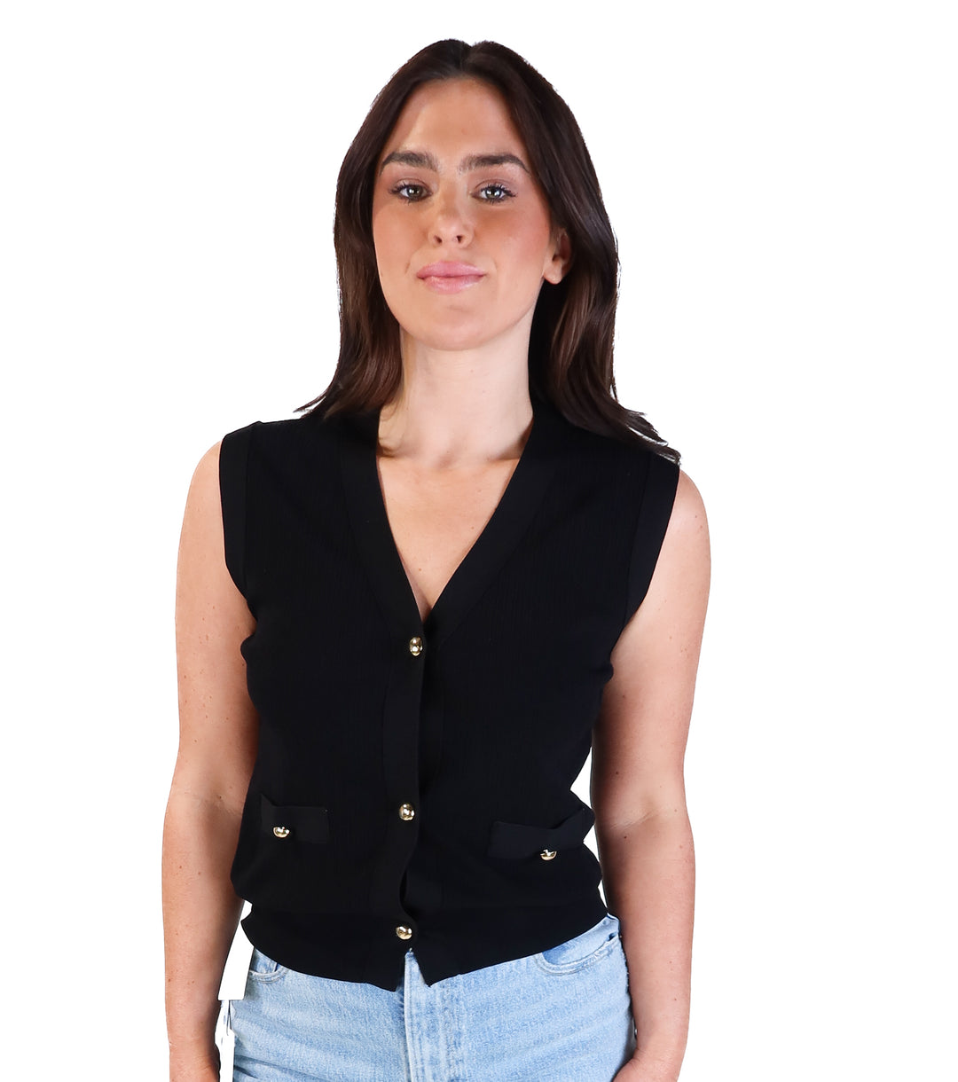 Meilleur Moment Paris black knit top NWT (38/ US6; retails for $100)
