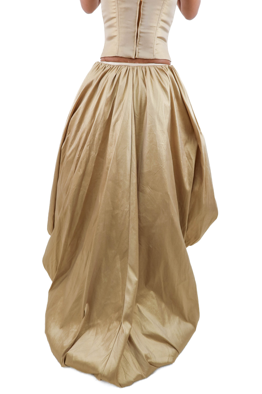 Show me your mumu gold puff skirt (S; retail $298)