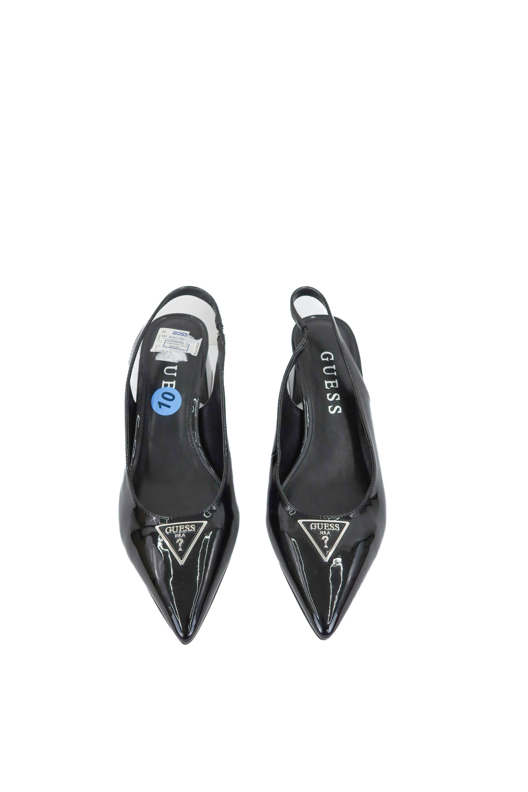 guess black slingback block heels (10)