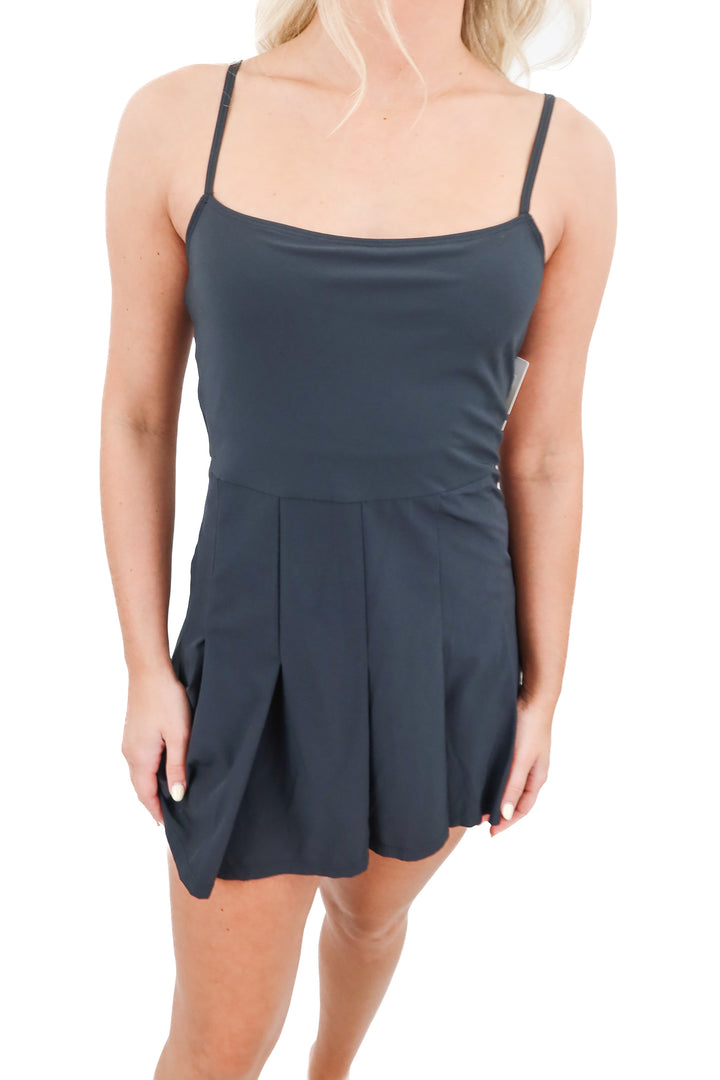 abercrombie & fitch pleated active dress (xs; retail $70)