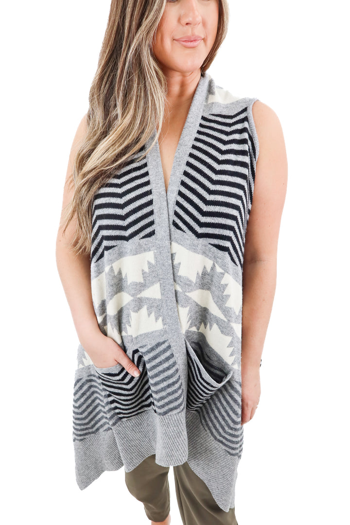 la bed+thread aztec cardigan (s)