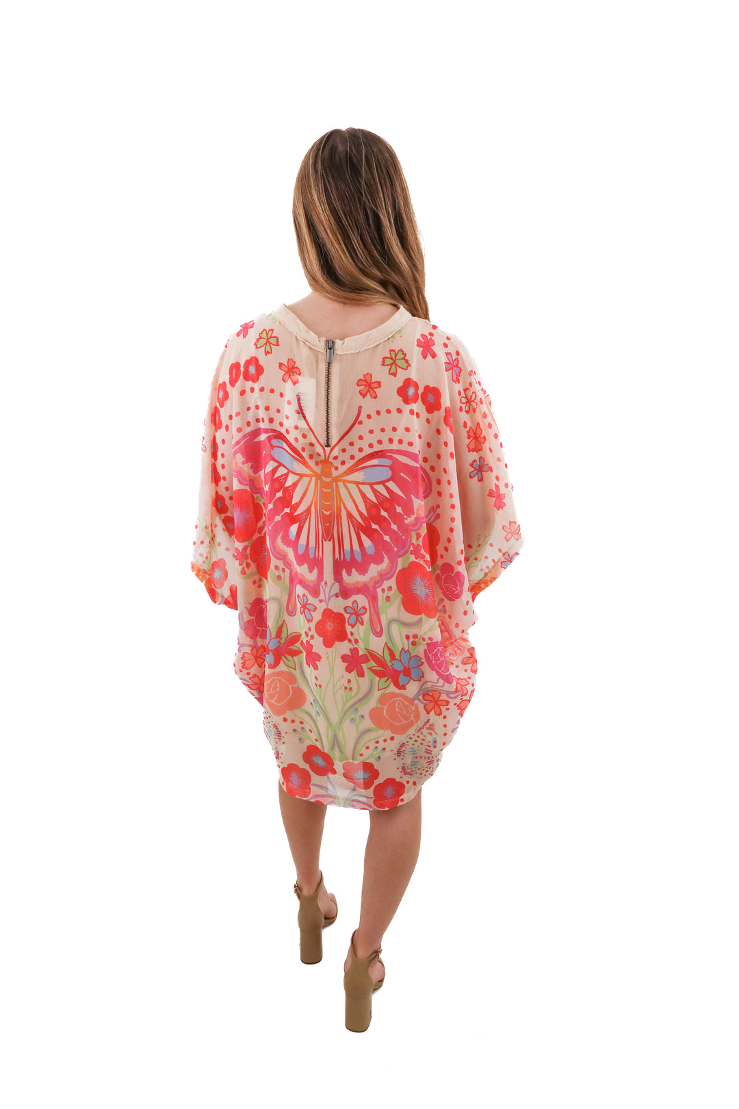 free people patterned mini dress nwt (xs)