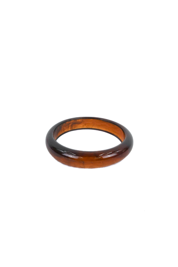 brown acrylic round bracelet