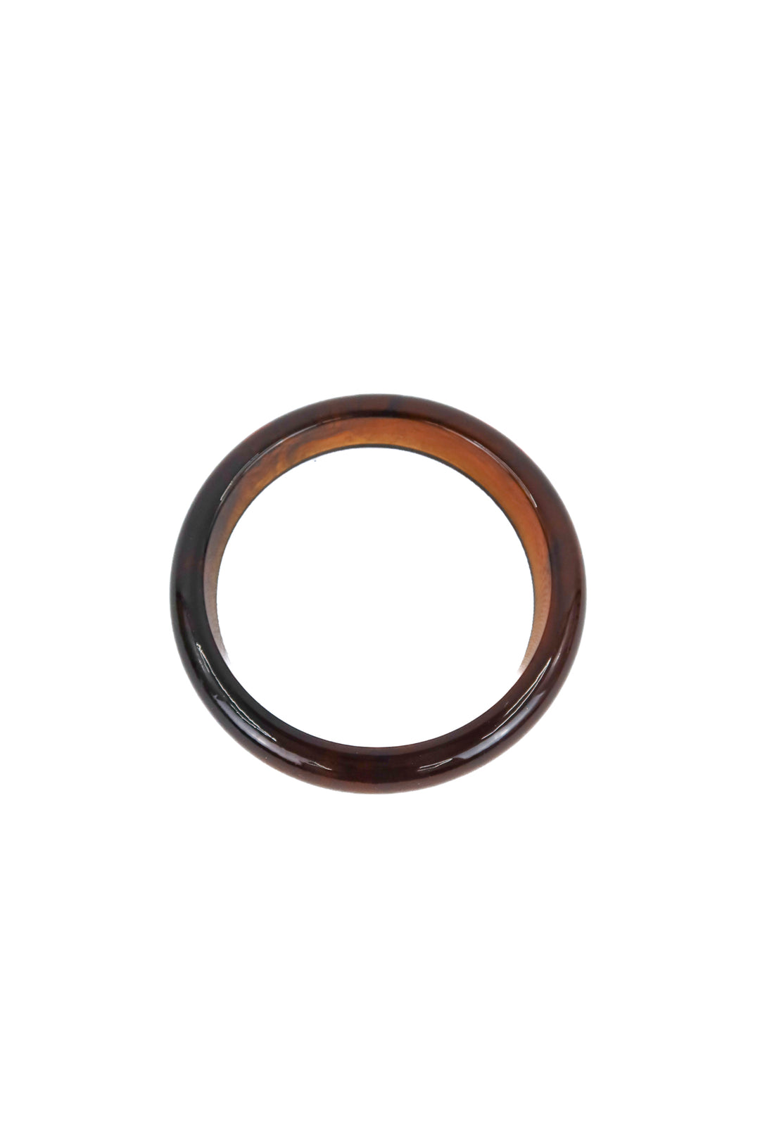 brown acrylic round bracelet