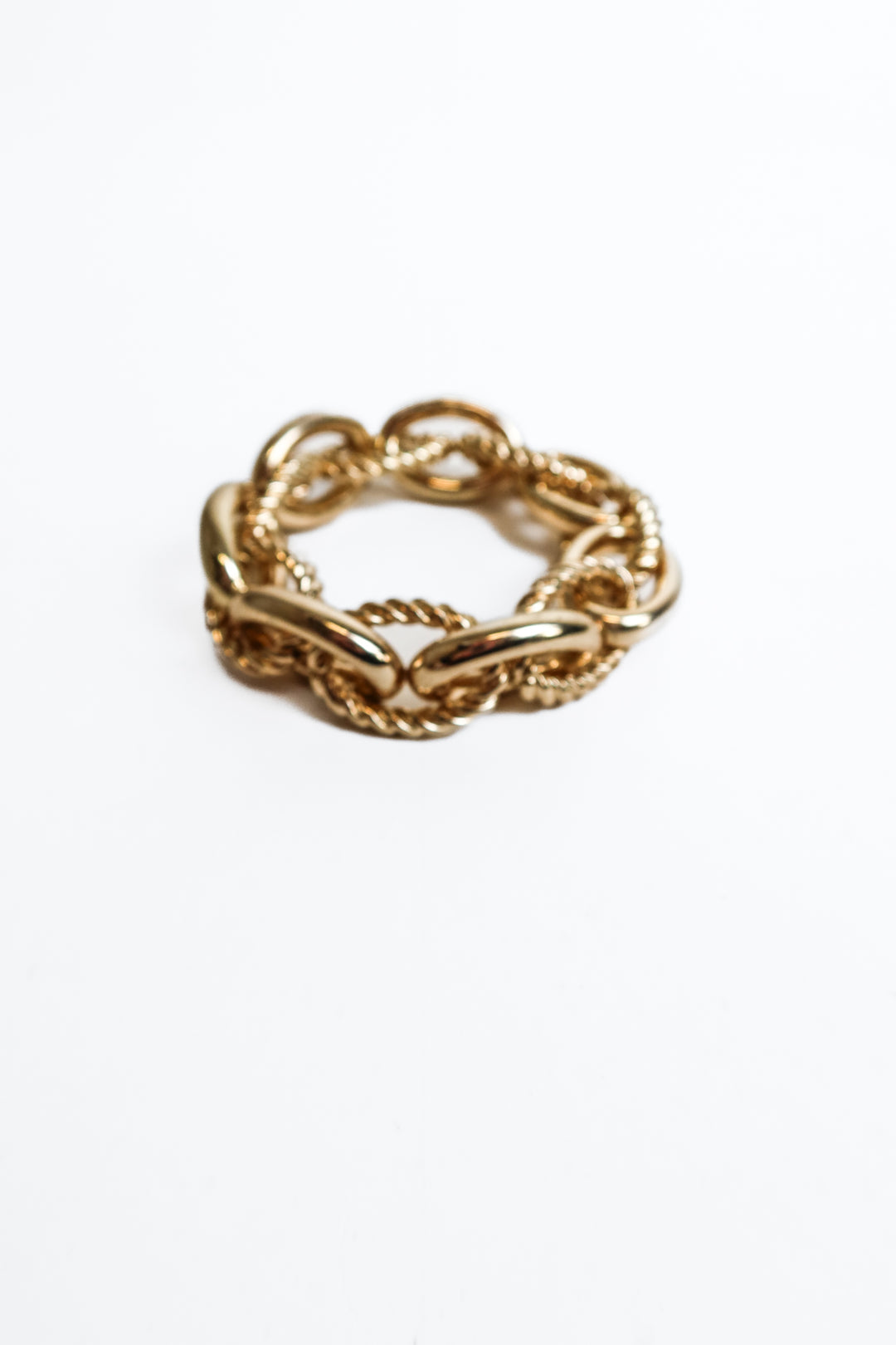 gold rope chain bangle