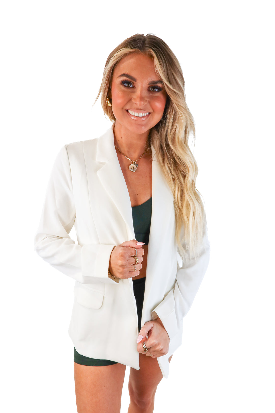 Skies Are Blue White Blazer NWT (S; $95)