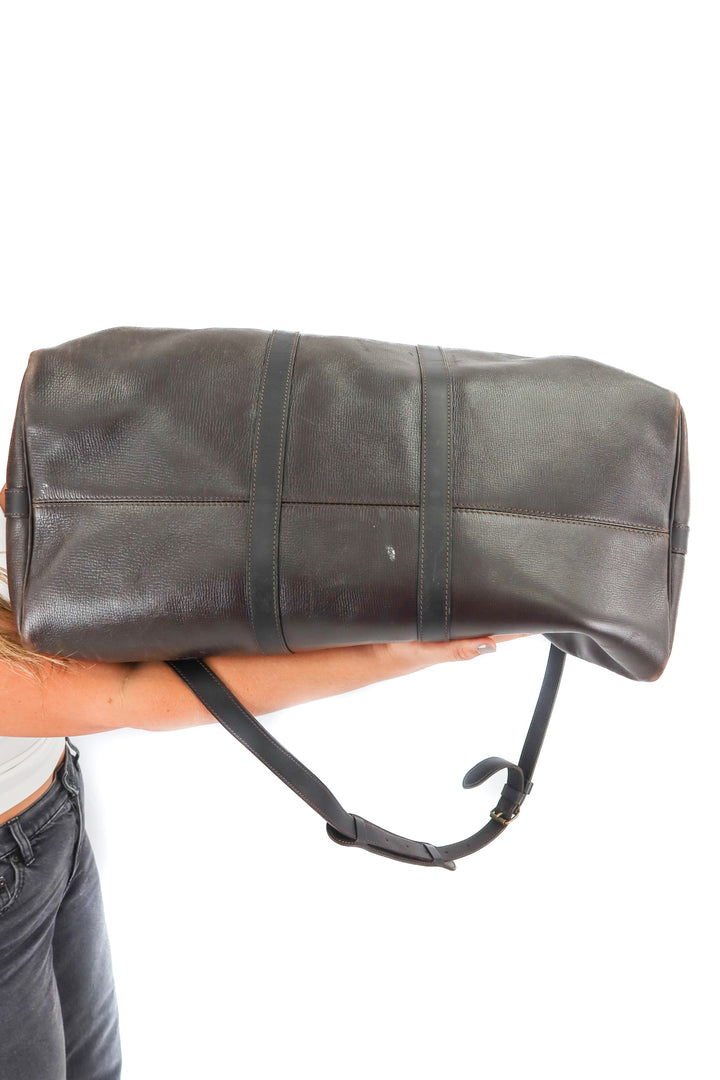 Louis Vuitton leather duffle bag (vintage)