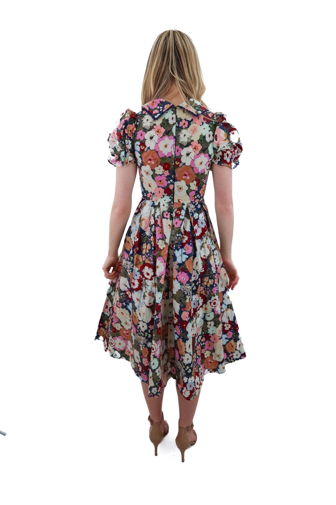 ivy co floral maxi dress nwt (00)
