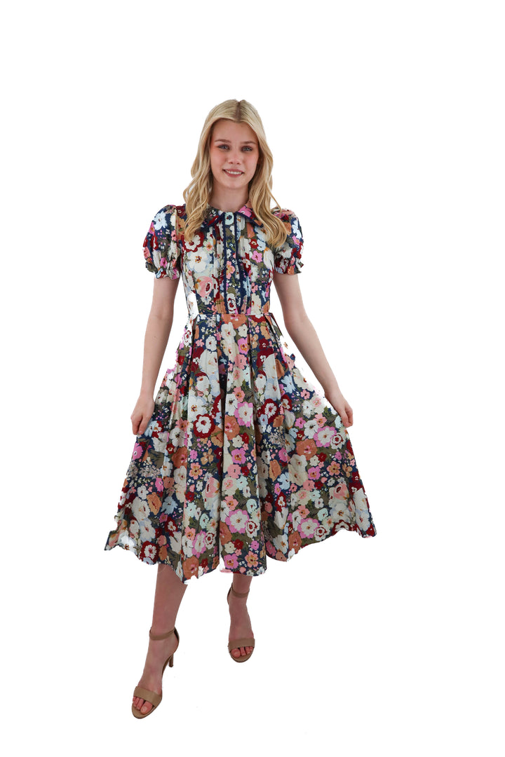 ivy co floral maxi dress nwt (00)