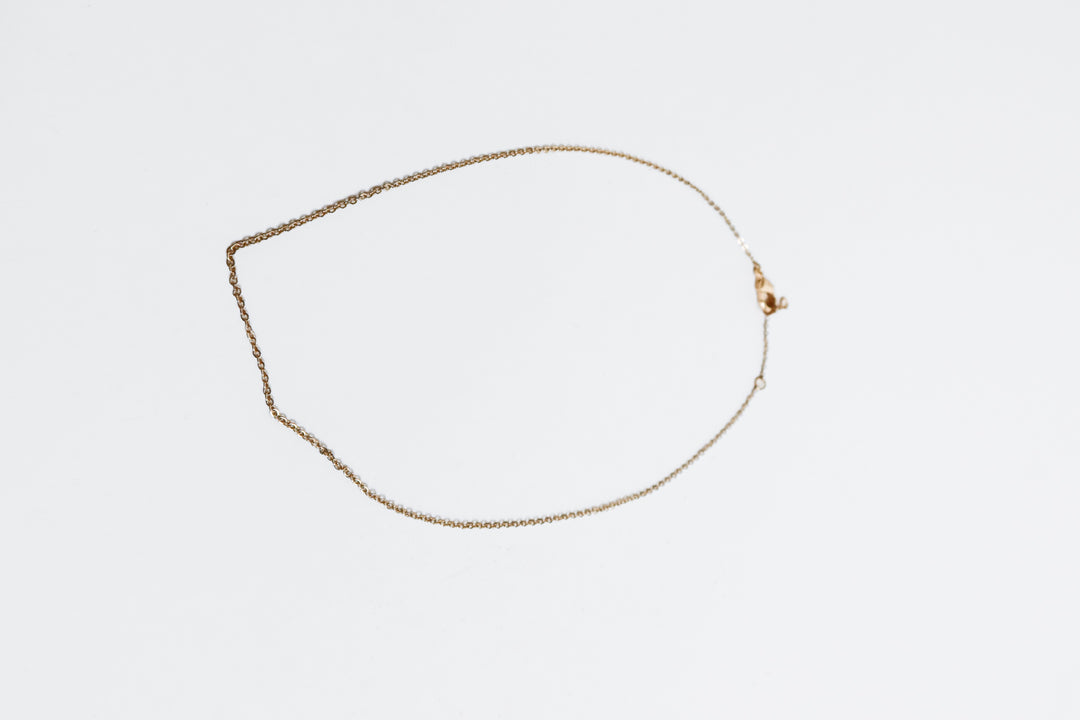 plain gold chain necklace