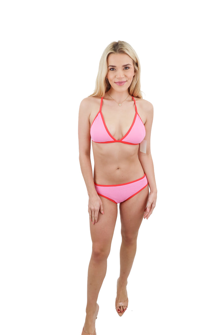 wild fable pink/red swim set (s)