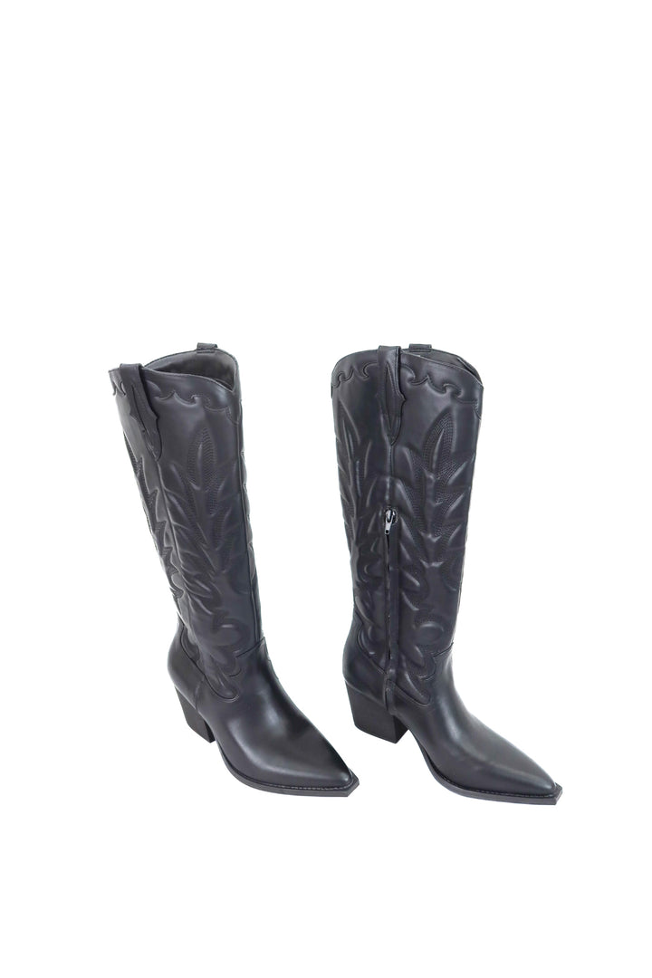 crown vintage black sury western boots (9.5; retail $70)