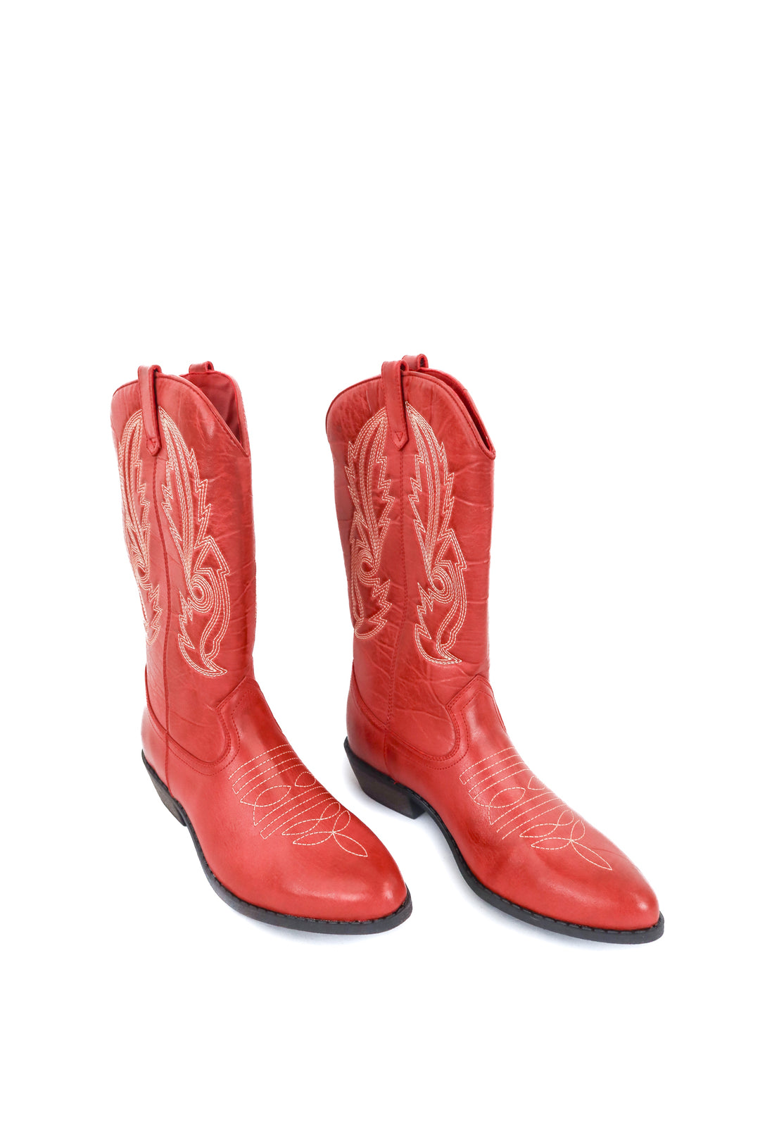 coconuts by matisse red gaucho western boots (9.5; retail $80)