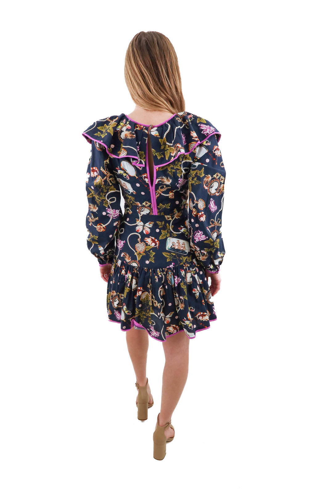 maeve longsleeve pleated dress (xxs)