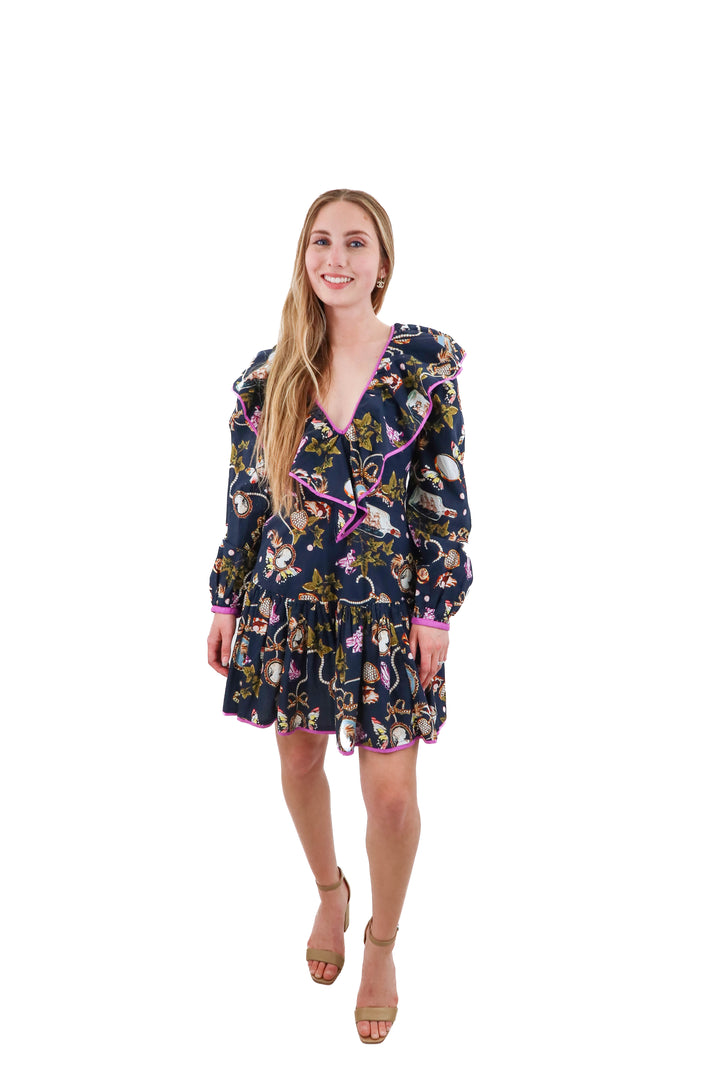 maeve longsleeve pleated dress (xxs)