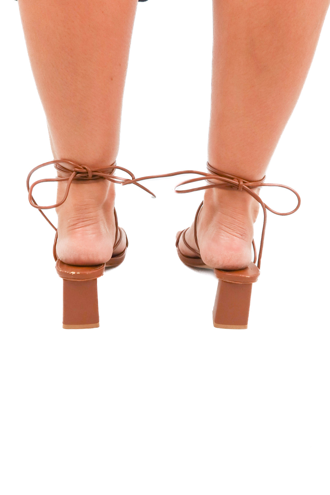 Billini brown wrap heels (10)