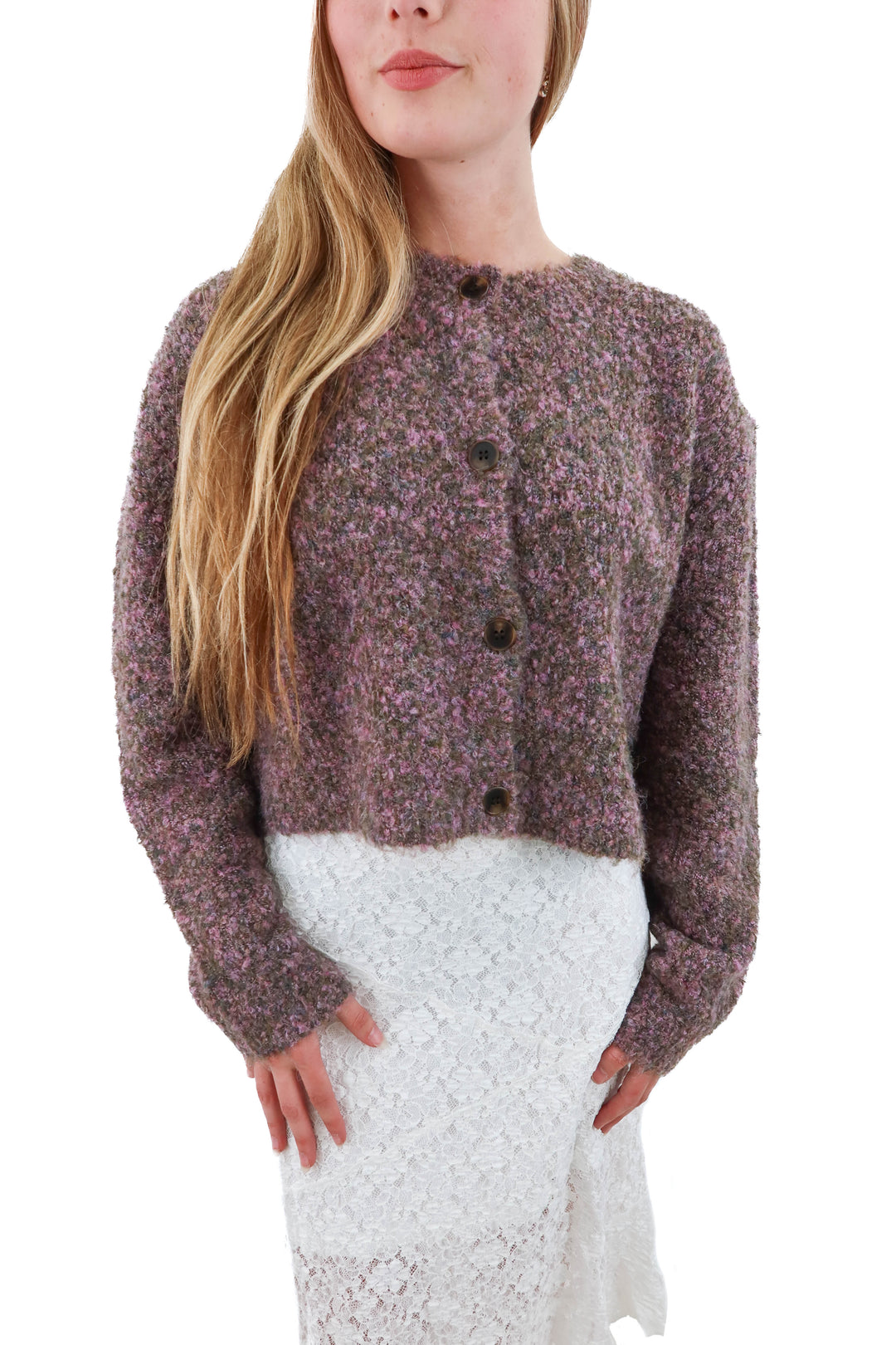 astr the label speckled cardigan nwt (xs; retail $119)