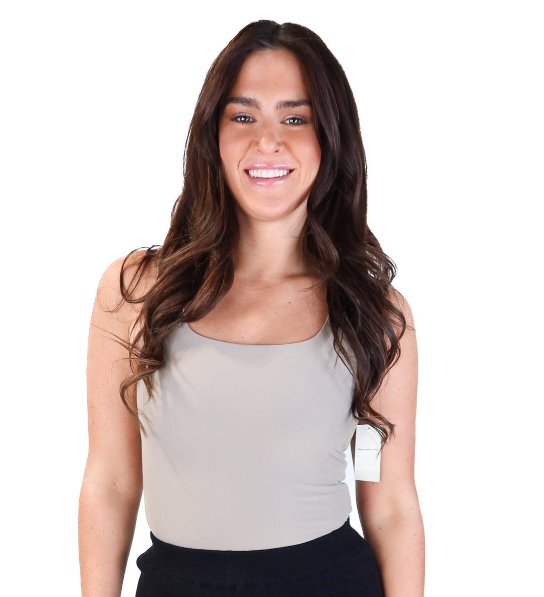 Abercrombie & Fitch taupe square neck bodysuit NWT (s; retails for $50)