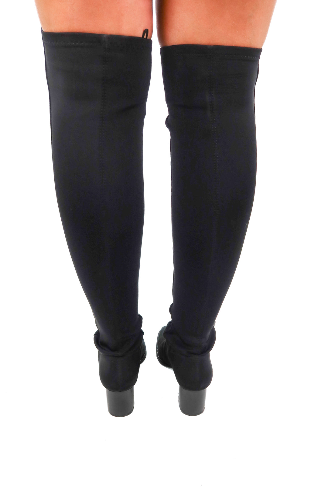 Zara suede black over the knee boots (39)