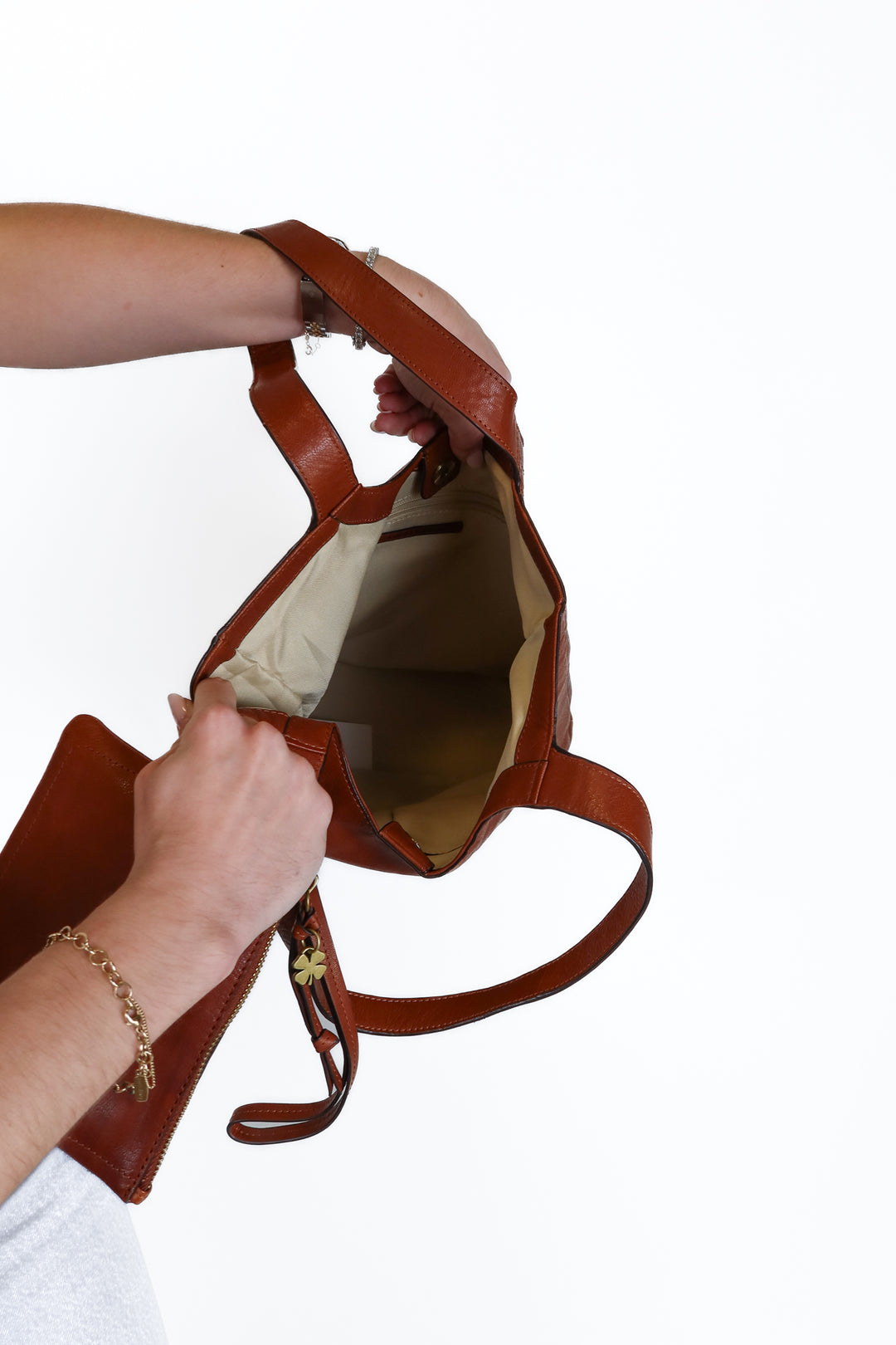Lucky Brand Brown Leather Tote NWOT (retail, $198)