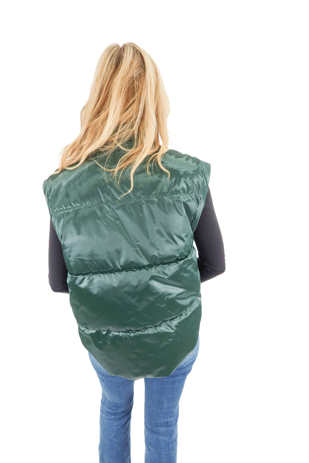 Offline by Aerie Hunter Green Puffer Vest (XS)