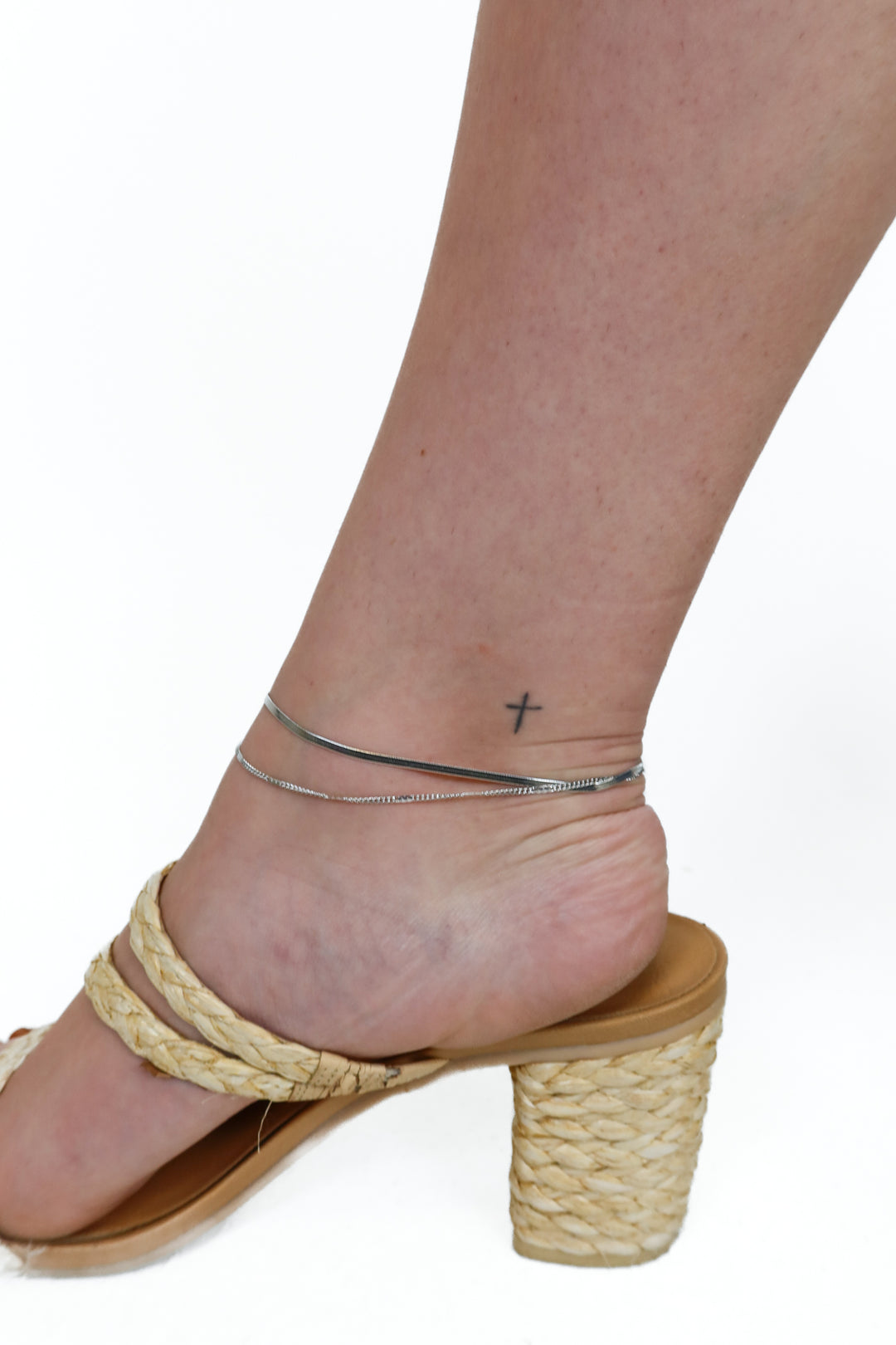 SOLD: Jenny Bird Silver Surfside Anklet (retail $98)
