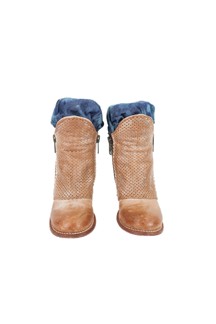 freebird by steven brown bowie booties (8; retail $275)
