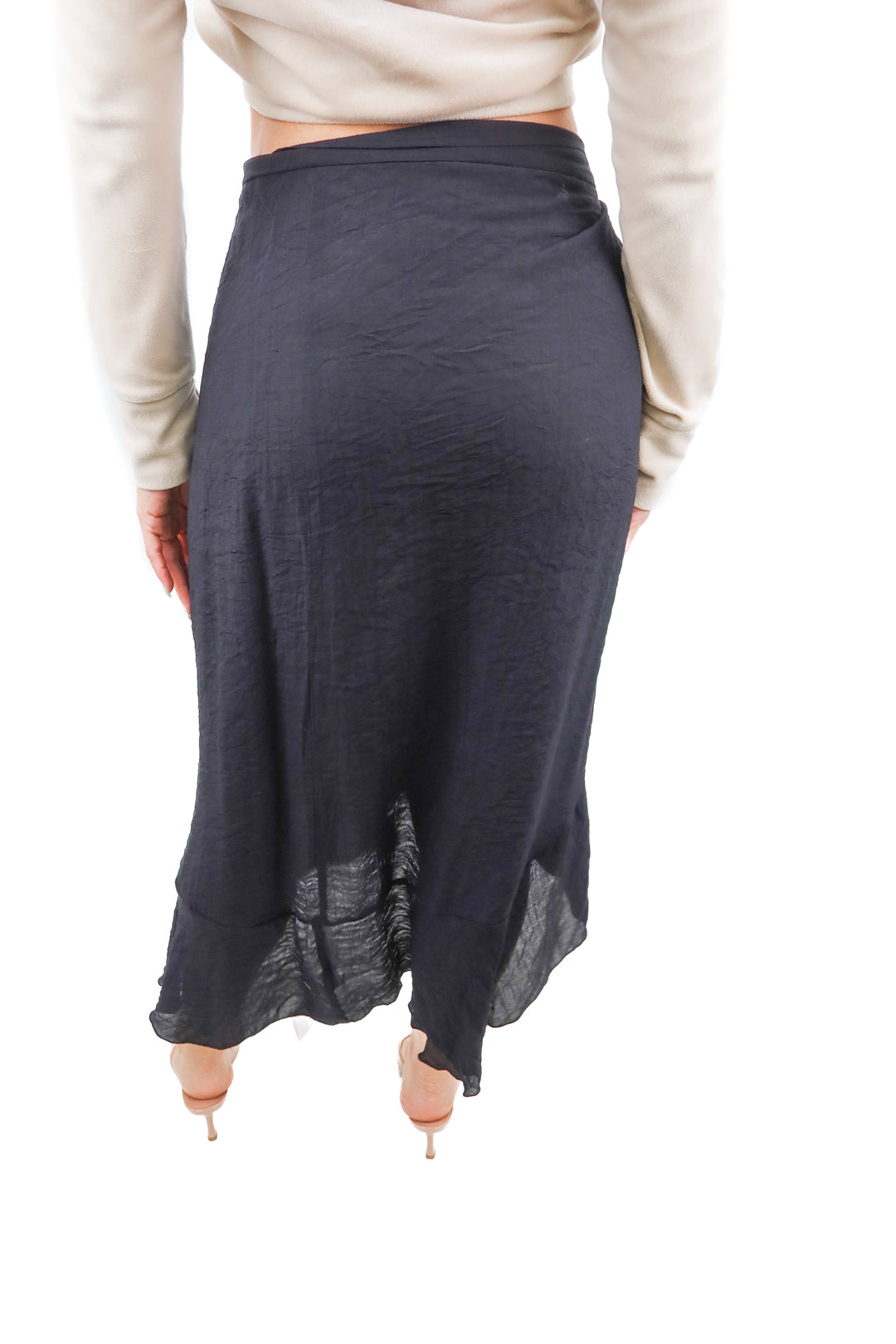 Cupshe black sarong swim skirt (OS)