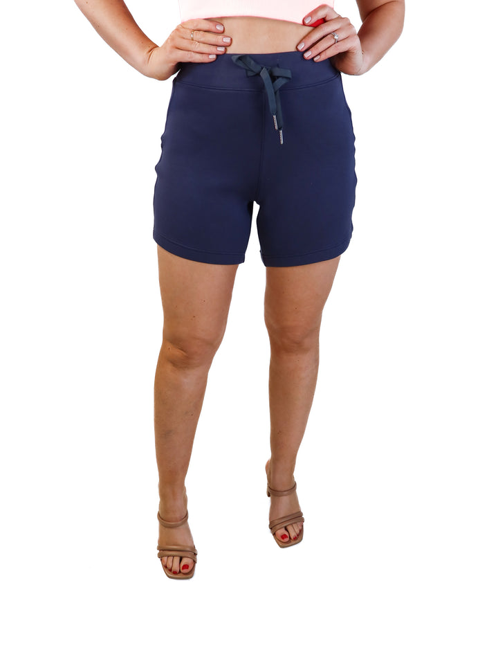 Spanx slate grey lounge shorts (s; retails for $88)